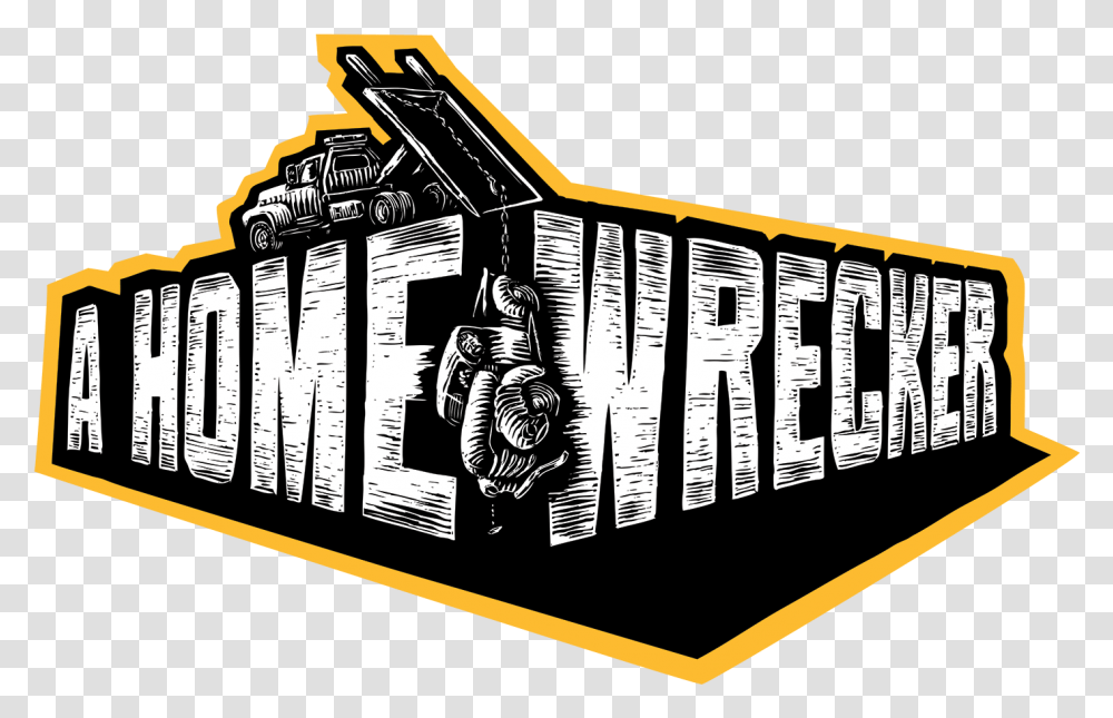 Wrecker Logo Homewrecker Logo, Arcade Game Machine, Text Transparent Png