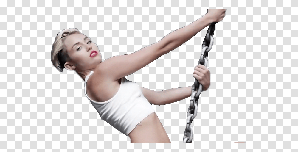 Wrecking Ball Miley Poster, Person, Acrobatic, Sport, Female Transparent Png