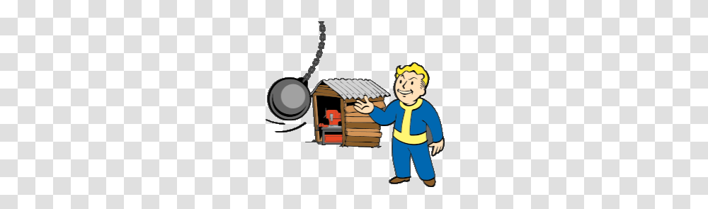 Wrecking Ballfallout, Person, Human, Den, Dog House Transparent Png