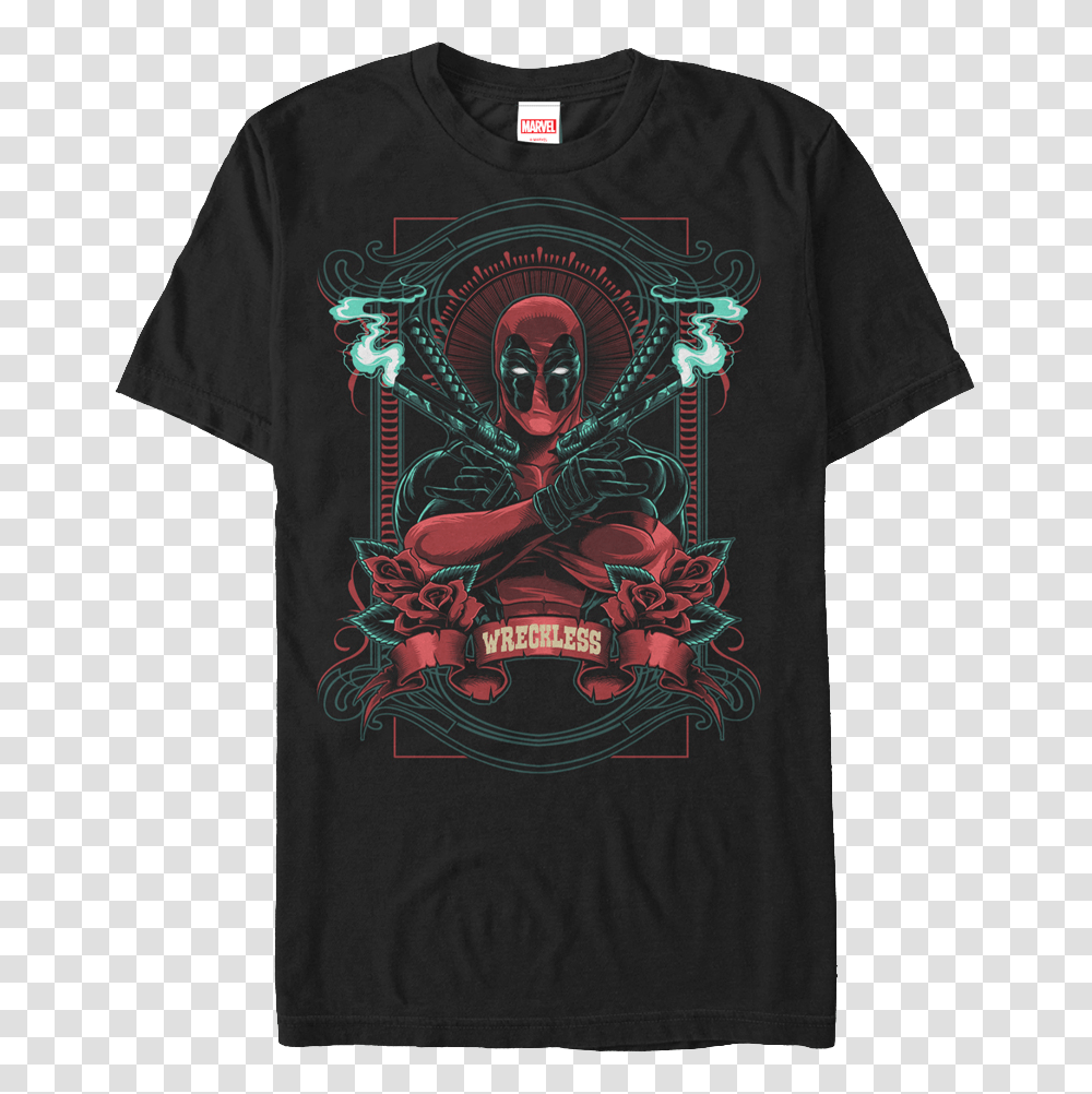 Wreckless Deadpool T Shirt Deadpool T Shirt Transparent Png