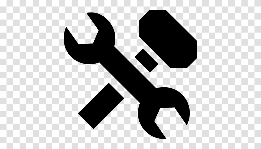 Wrench And Hammer Icon, Gray, World Of Warcraft Transparent Png