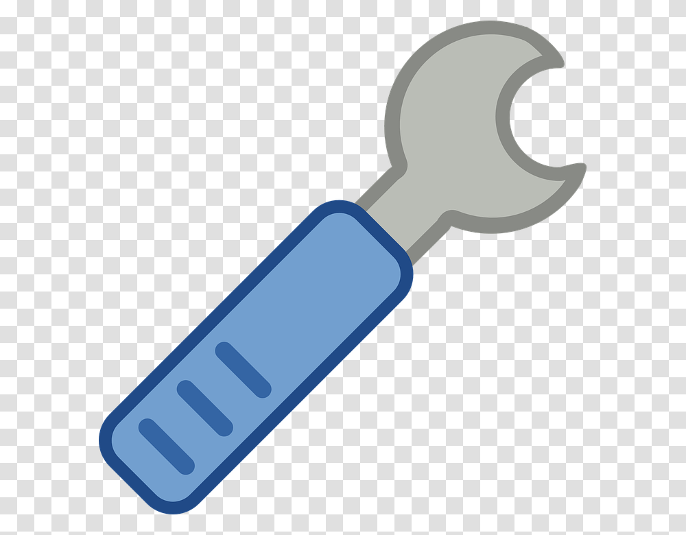 Wrench Clipart Simple, Shovel, Tool, Hammer, Can Opener Transparent Png