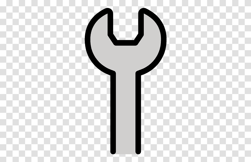 Wrench Emoji Clipart, Cutlery, Road, Outdoors, Silhouette Transparent Png