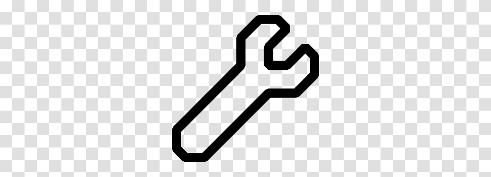 Wrench Outline Icon Clip Art, Hammer, Tool, Hand Transparent Png