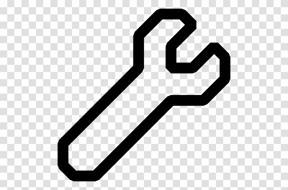 Wrench Outline Icon Clip Arts For Web, Hammer, Tool, Hand Transparent Png