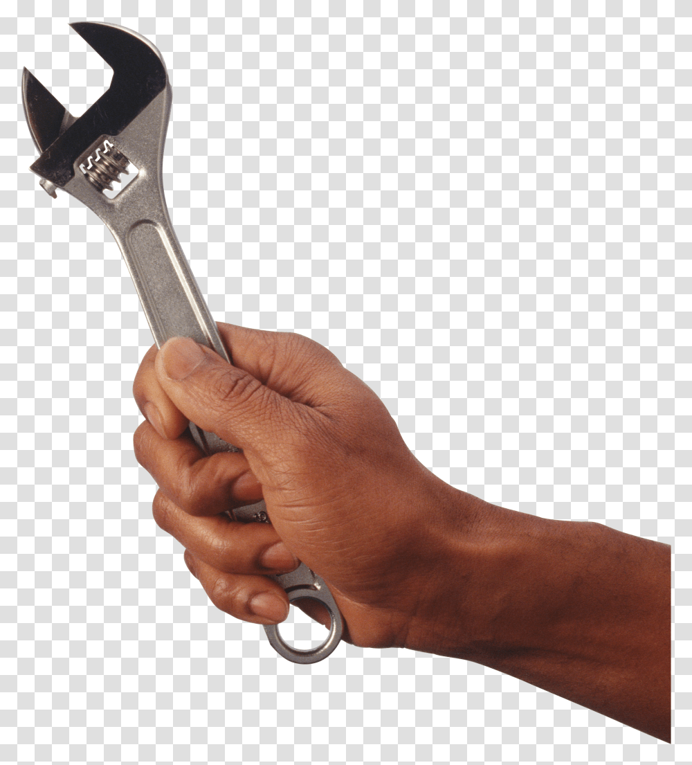 Wrench Spanner File Hand Holding Wrench, Person, Human, Electronics Transparent Png