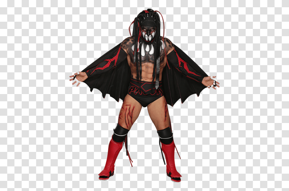 Wrestler Finn Balor The Demon, Costume, Helmet, Apparel Transparent Png