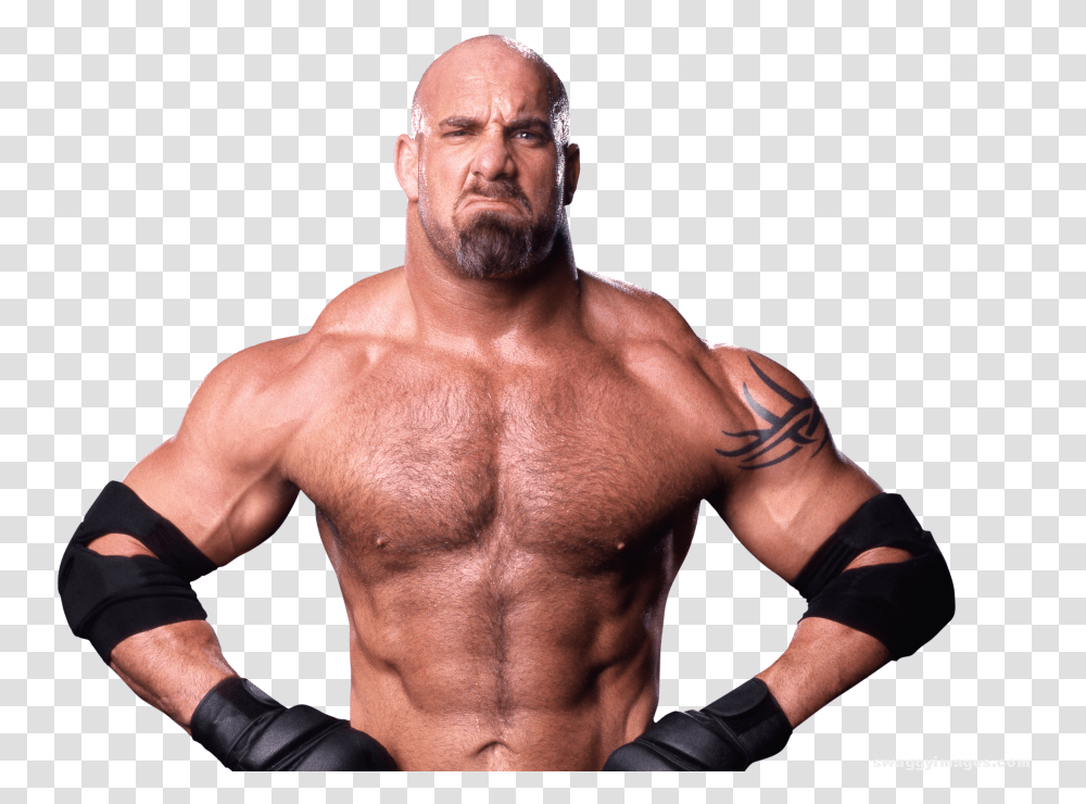 Wrestler Goldberg, Person, Human, Face, Arm Transparent Png
