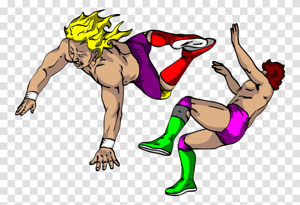 Wrestling Clipart Wrestling, Person, Clothing, Shorts, Leisure Activities Transparent Png