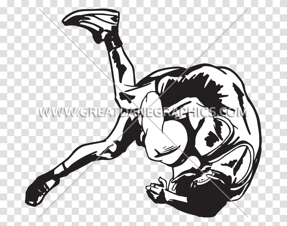 Wrestling Flip Production Ready Artwork For T Shirt Printing, Person, People, Bow, Sport Transparent Png