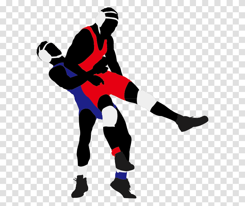 Wrestling Lucha Libre Silhouette Clip Art Wrestling Clipart, Person, Kicking, People, Sport Transparent Png