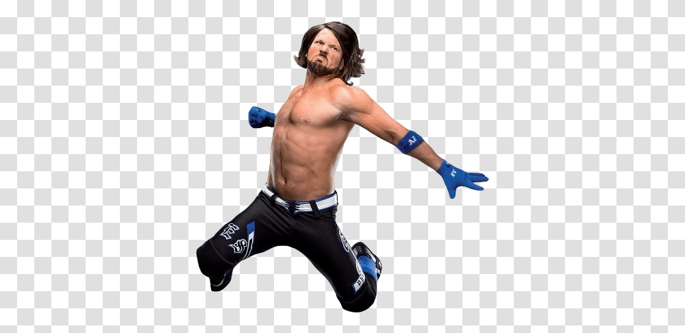 Wrestling Renders Backgrounds Aj Styles, Person, Human, Sport, Sports Transparent Png