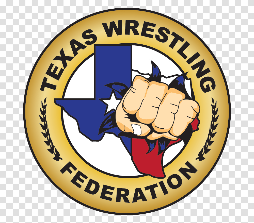 Wrestling Ring Emblem, Hand, Logo, Trademark Transparent Png