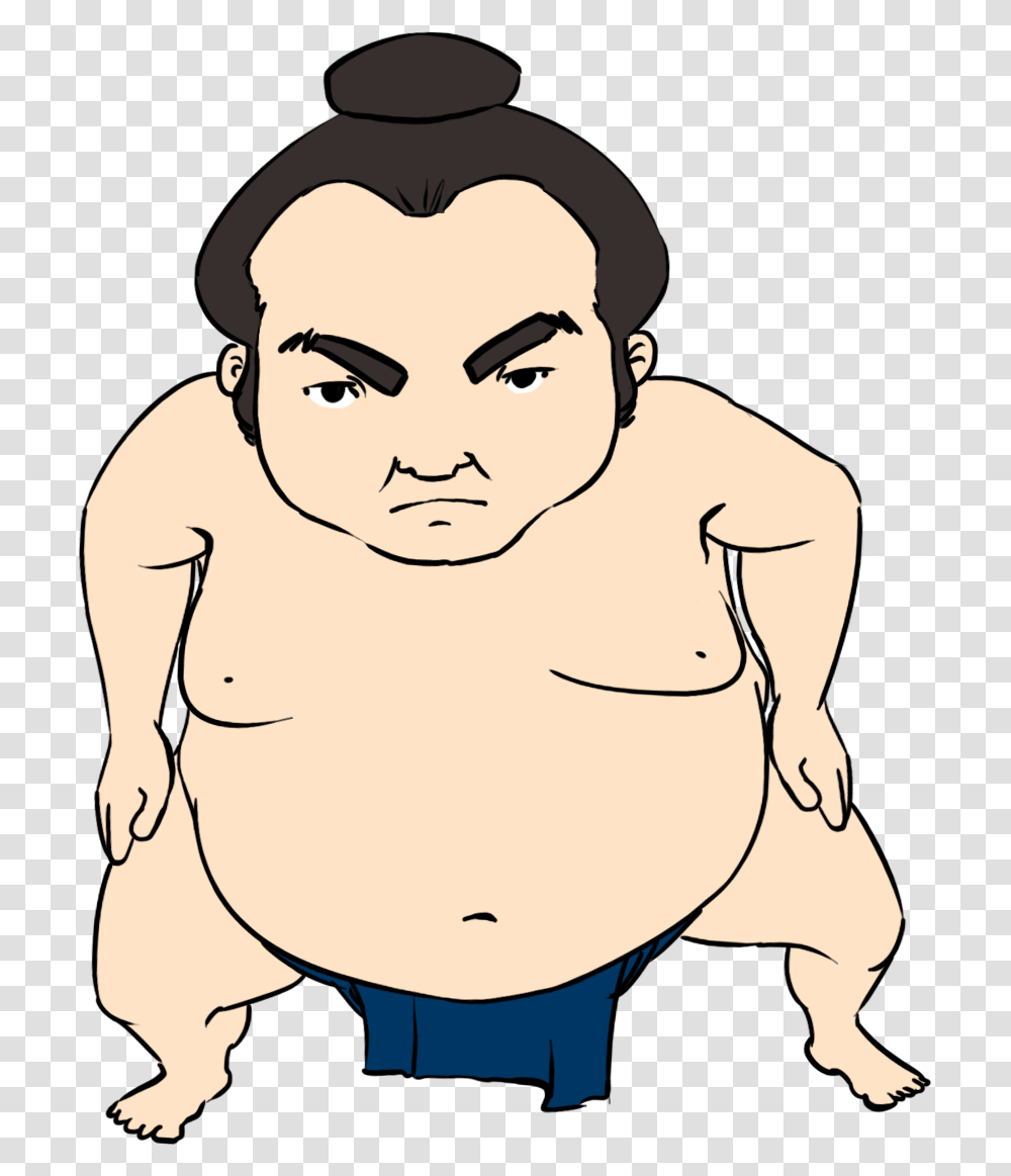 Wrestling Sumo Wrestler Clip Art Clipart, Person, Human, Face, Baby Transparent Png