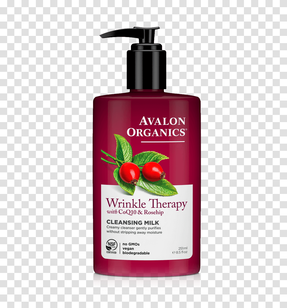 Wrinkle Therapy Cleansing Milk Avalon Organics Wrinkle Therapy Cleansing Oil, Plant, Fruit, Food, Raspberry Transparent Png