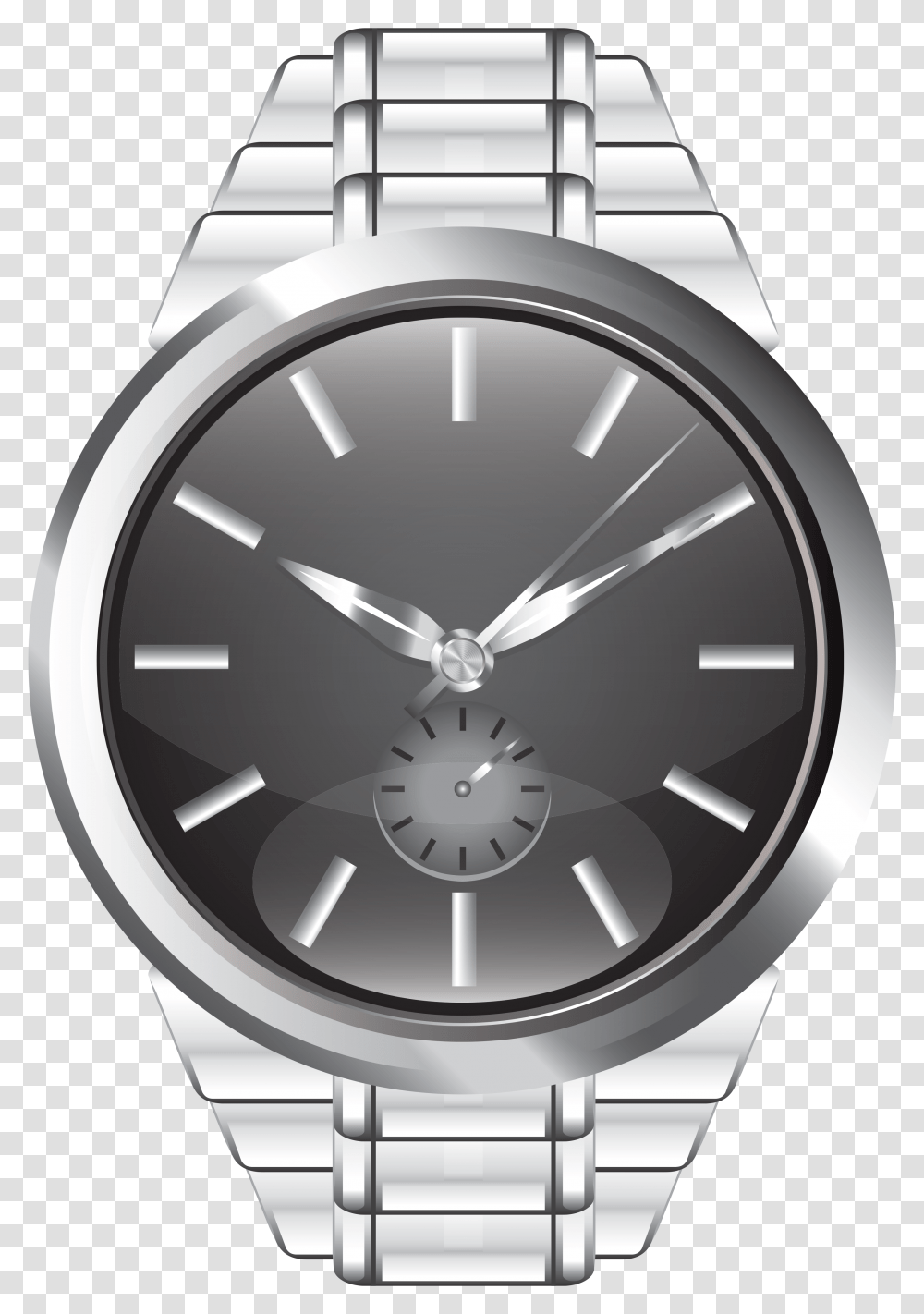 Wrist Watch Clip Art Silver Watch Clipart, Wristwatch, Clock Tower, Architecture, Building Transparent Png