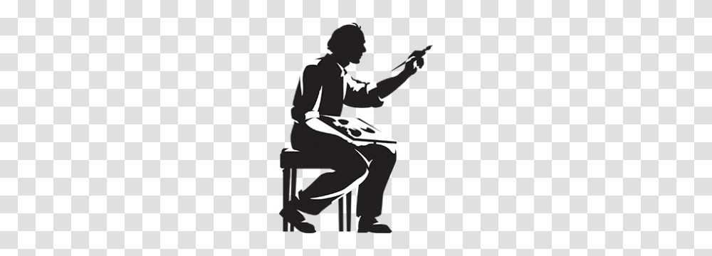 Writer Artist Kambicreative, Person, Performer, Kneeling, Silhouette Transparent Png