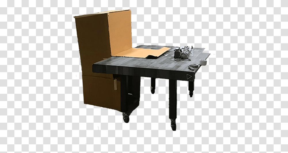 Writing Desk, Table, Furniture, Cardboard, Box Transparent Png