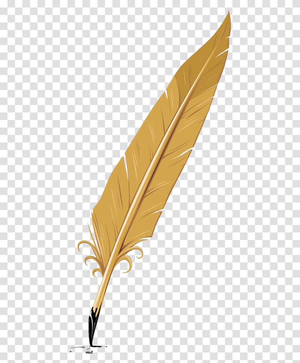Writing Feather Feather Pen, Bottle, Ink Bottle Transparent Png