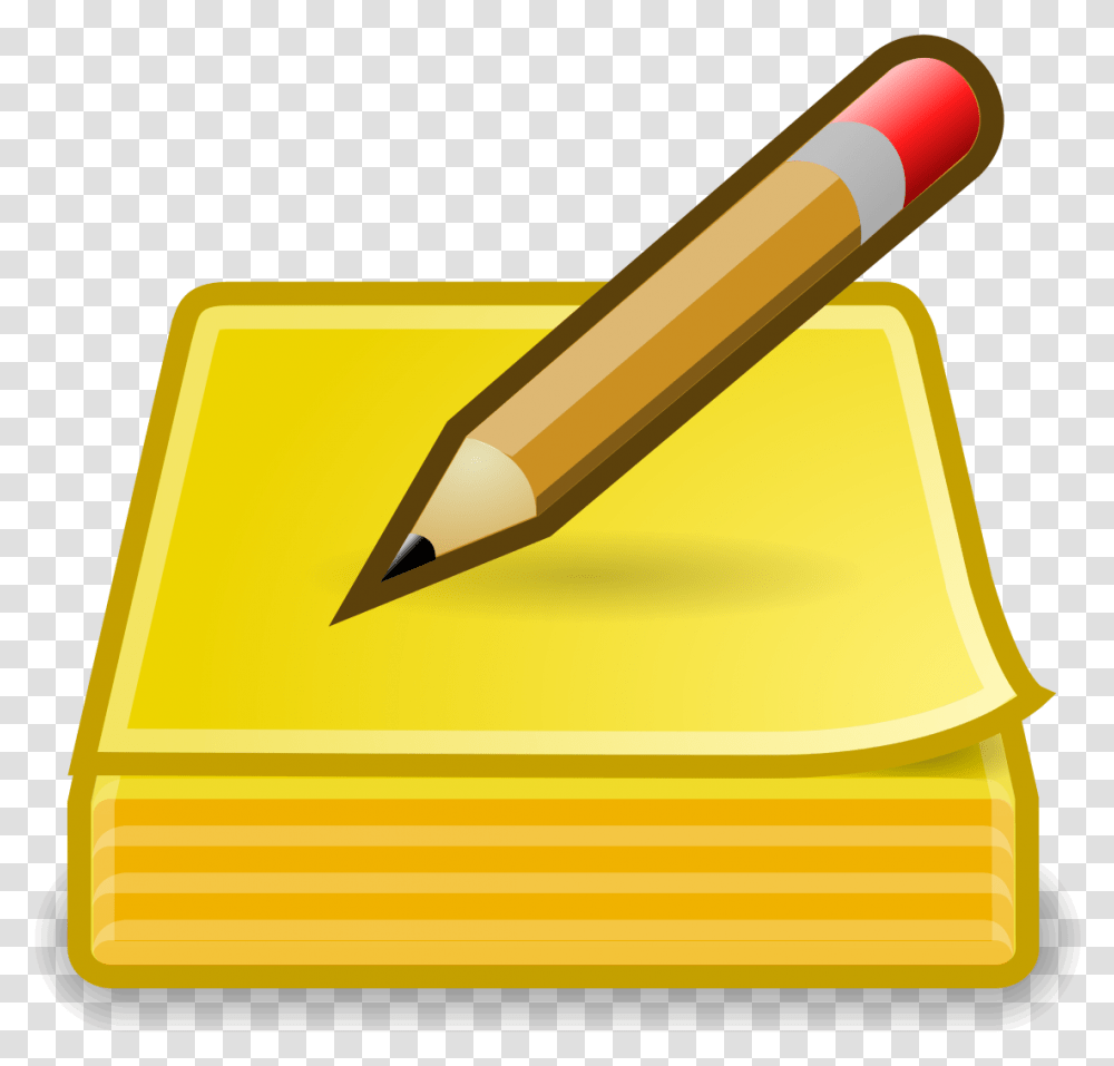 Writing On Post It Note Clipart, Pencil, Diary Transparent Png
