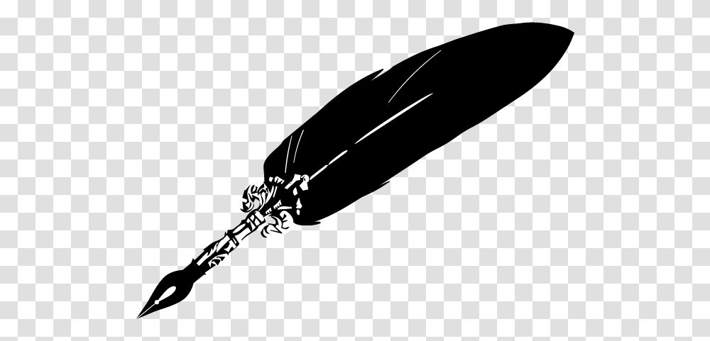 Writing Quill, Arrow, Photography, Stencil Transparent Png