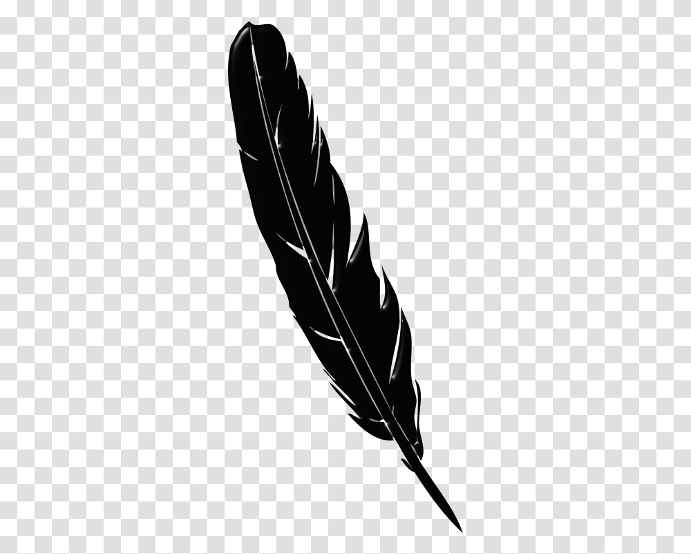 Writing Quill Feather Pen Vector, Sleeve, Long Sleeve, Crystal Transparent Png