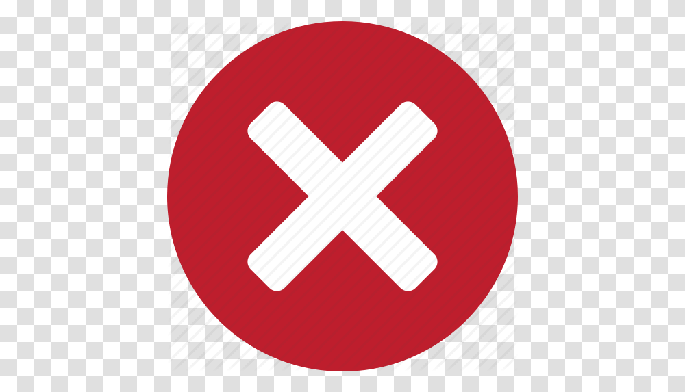 Wrong Cross Red Circle X Icon, Symbol, First Aid, Sign, Logo Transparent Png