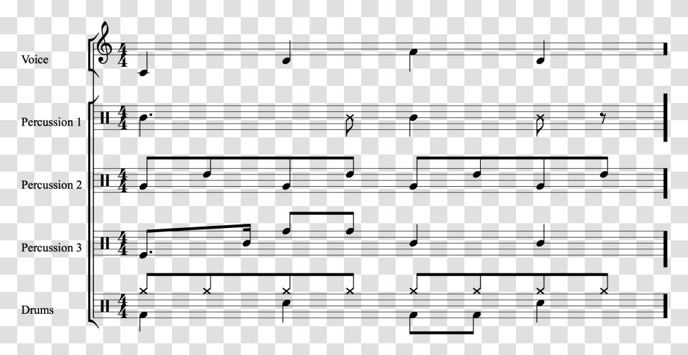 Wrong Stave Line Quantity For Coldplay Clocks Sheet Music, Gray, World Of Warcraft Transparent Png