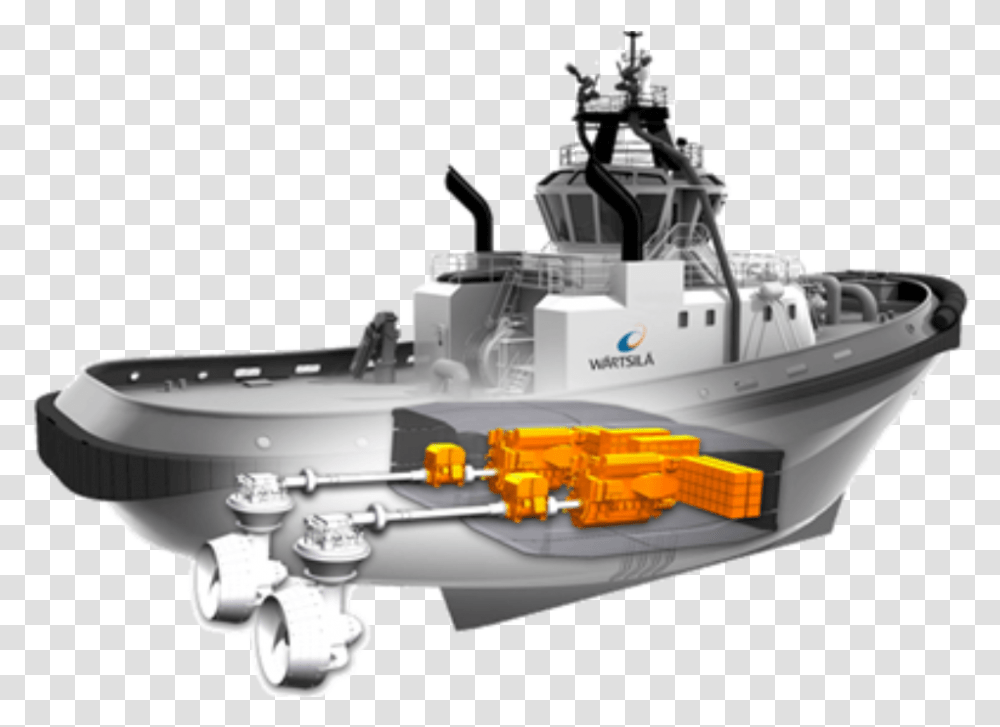 Wrtsil Hybrid Propulsion, Vehicle, Transportation, Military, Watercraft Transparent Png