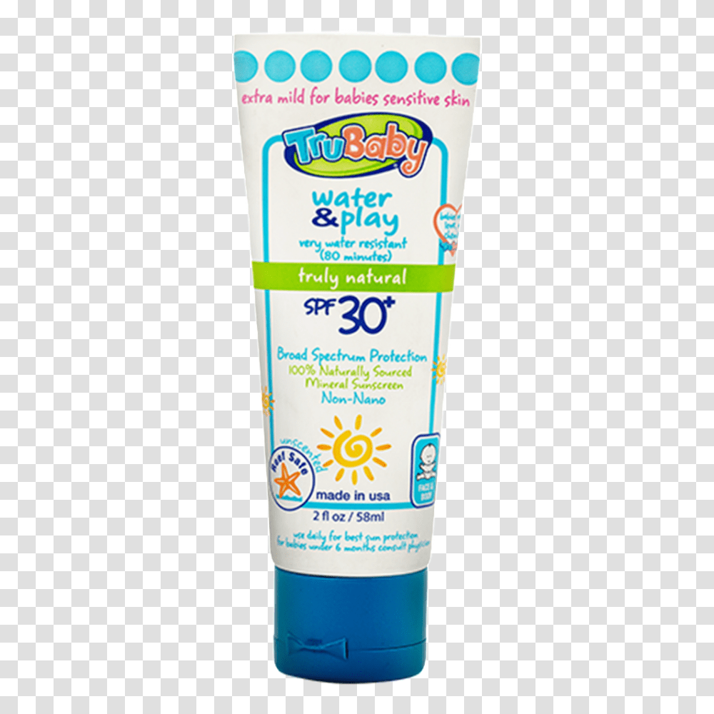 Wrunscented Mineral Sunscreen Childrens Natural Baby, Cosmetics, Bottle, Lotion Transparent Png