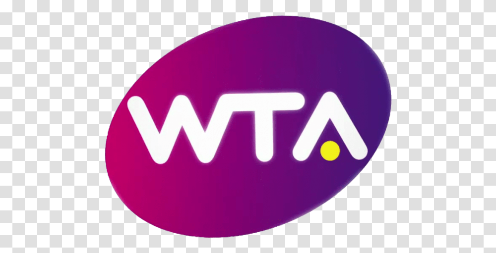 Wta Logo Tennis Panorama Logo Wta, Symbol, Trademark, Purple, Label Transparent Png