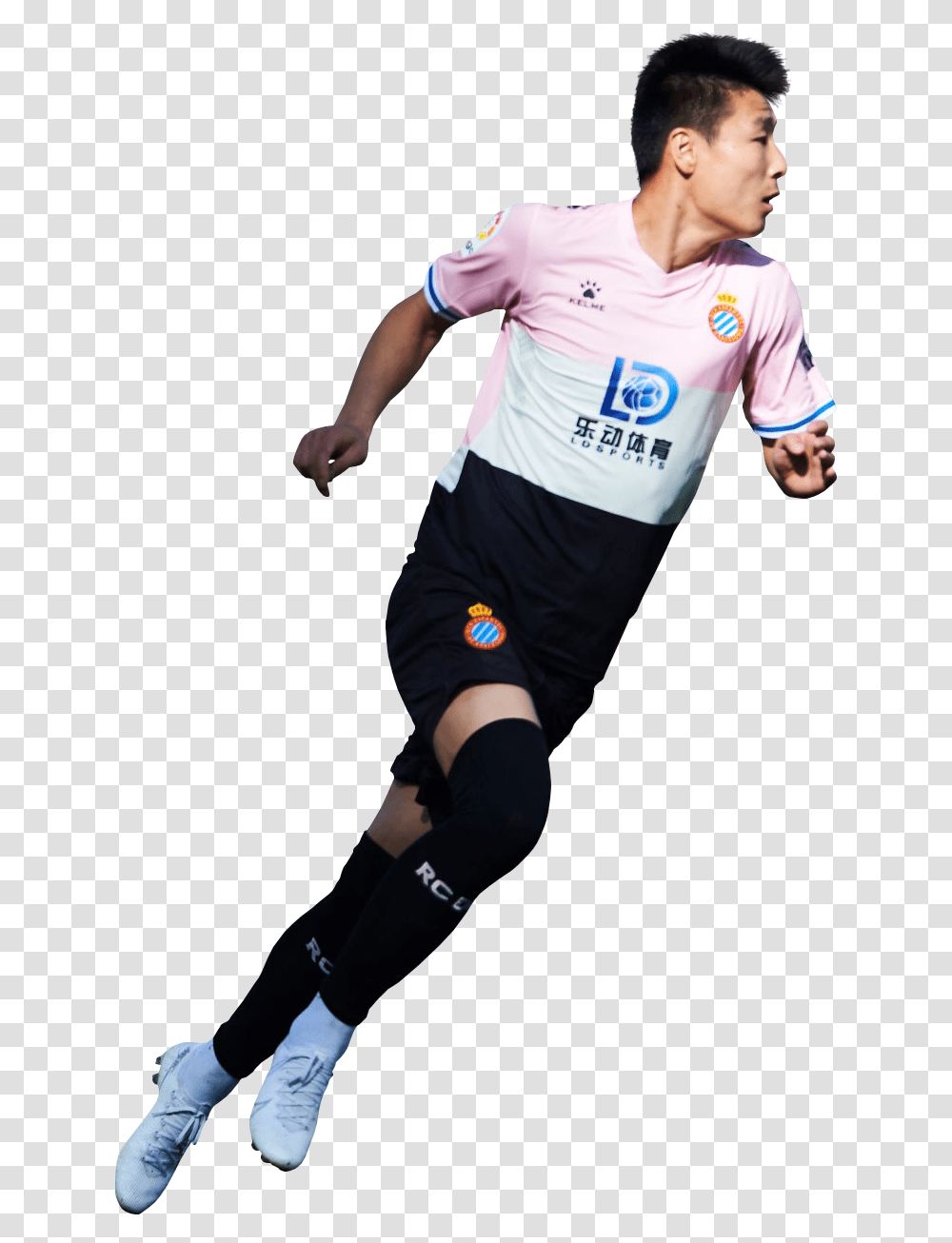 Wu Lei Football Render 66964 Footyrenders Football Boot, Person, People, Shorts, Clothing Transparent Png