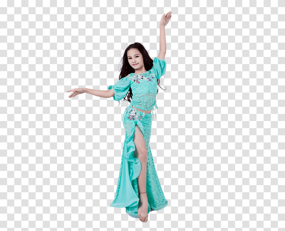 Wuchieal Professional Kids Belly Dance Costume, Dance Pose, Leisure Activities, Person, Human Transparent Png