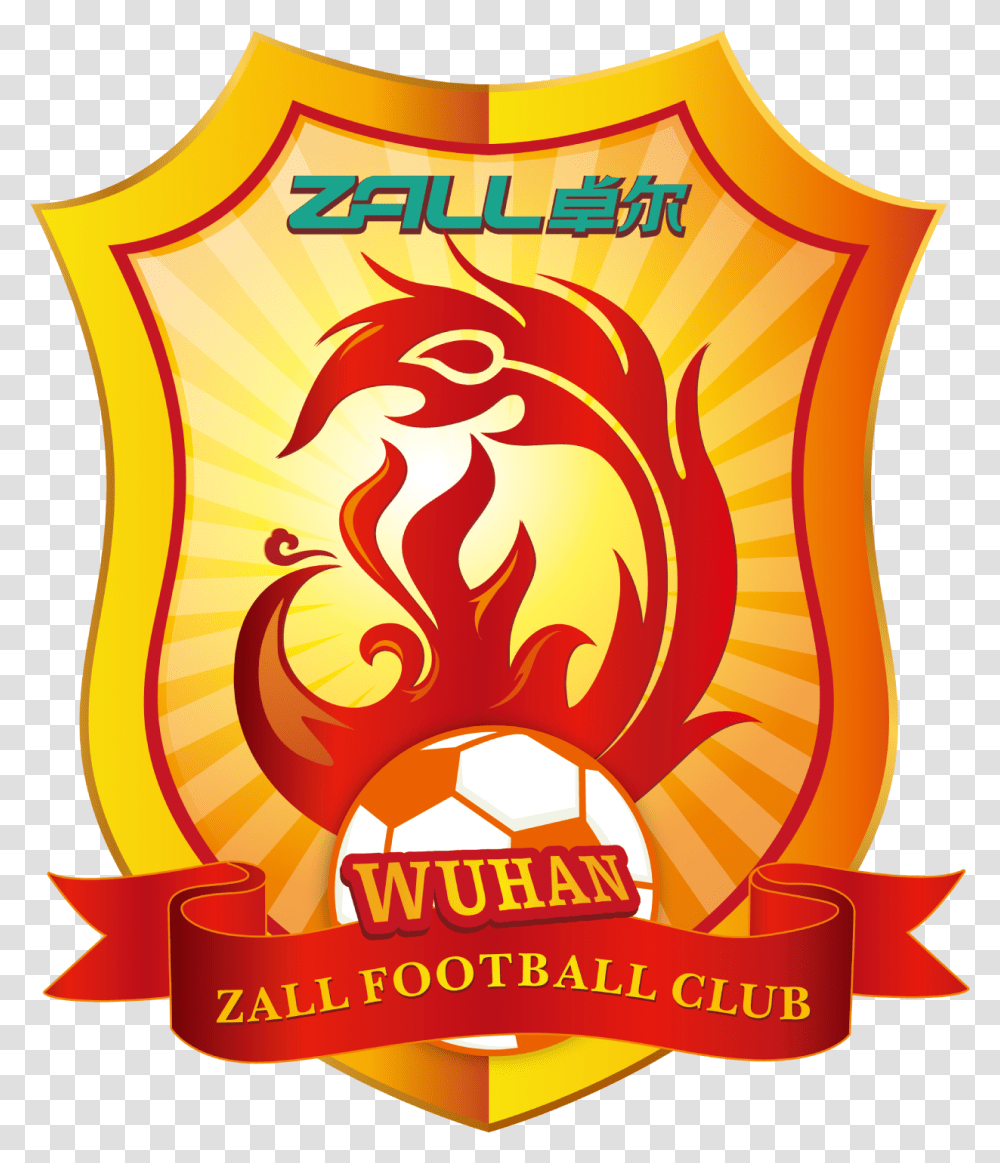 Wuhan Zall F Wuhan Zall Fc, Logo, Trademark, Poster Transparent Png