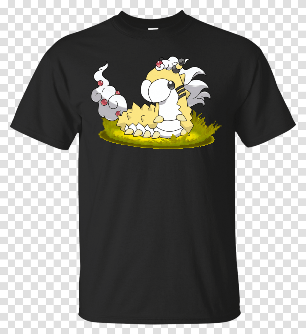 Wurmple X Mega Ampharos Fusion Mega Cotton T Shirt, Apparel, T-Shirt, Person Transparent Png