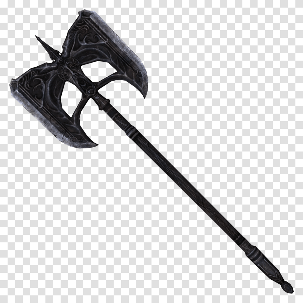 Wuuthrad Axe Skyrim, Tool, Weapon, Weaponry, Spear Transparent Png