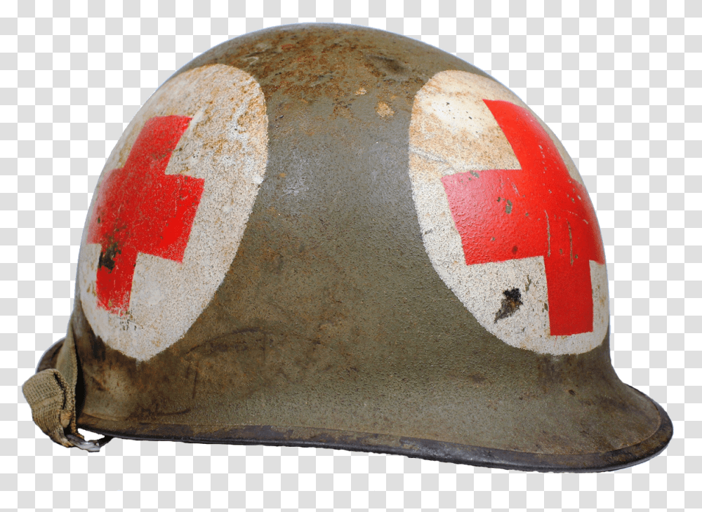 Ww2 Helmet Medic Helmet, Apparel, Logo Transparent Png