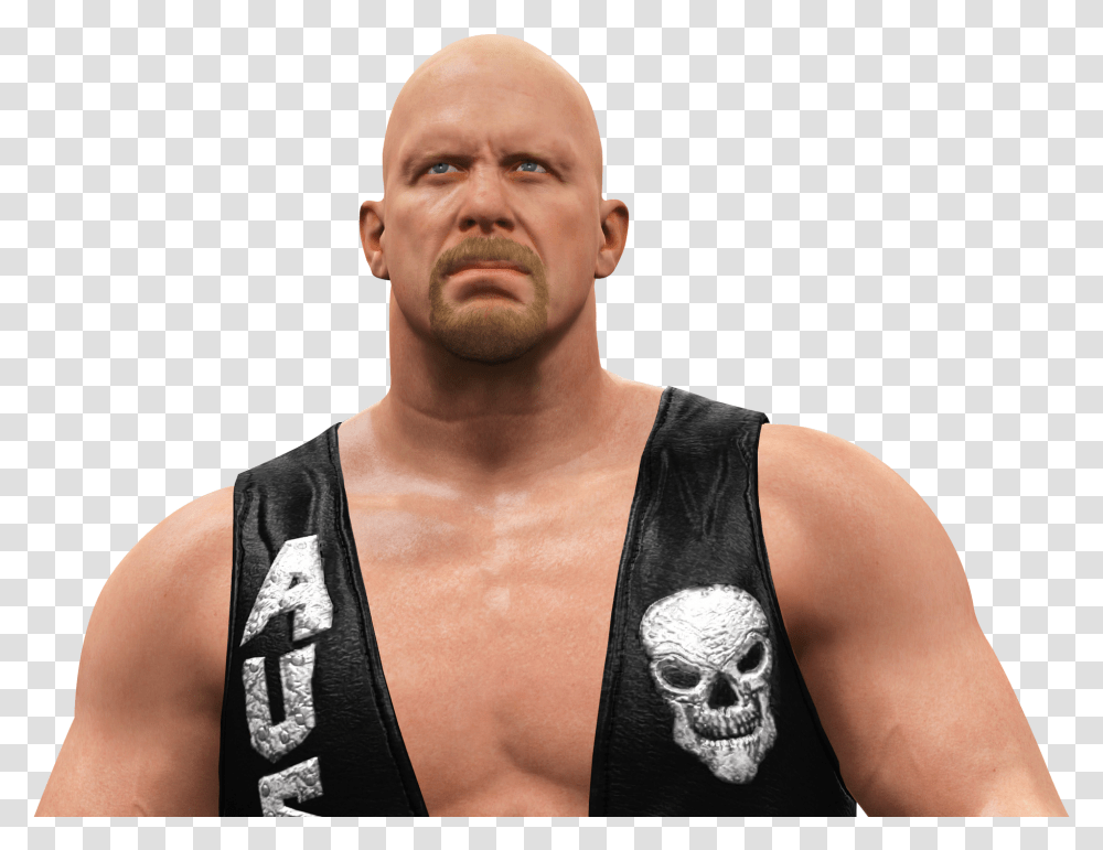 Wwe 2k Stone Cold, Person, Human, Skin, Tattoo Transparent Png