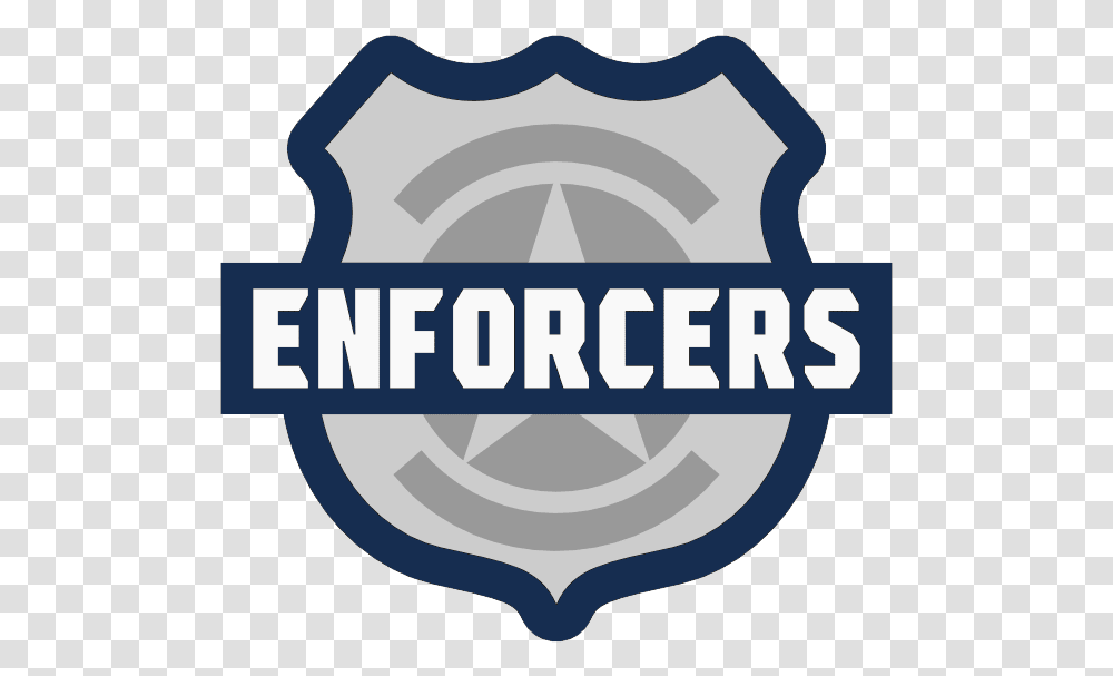 Wwe 2k17 Team The Enforcers Enforcers Logo, Symbol, Trademark, Badge, Emblem Transparent Png