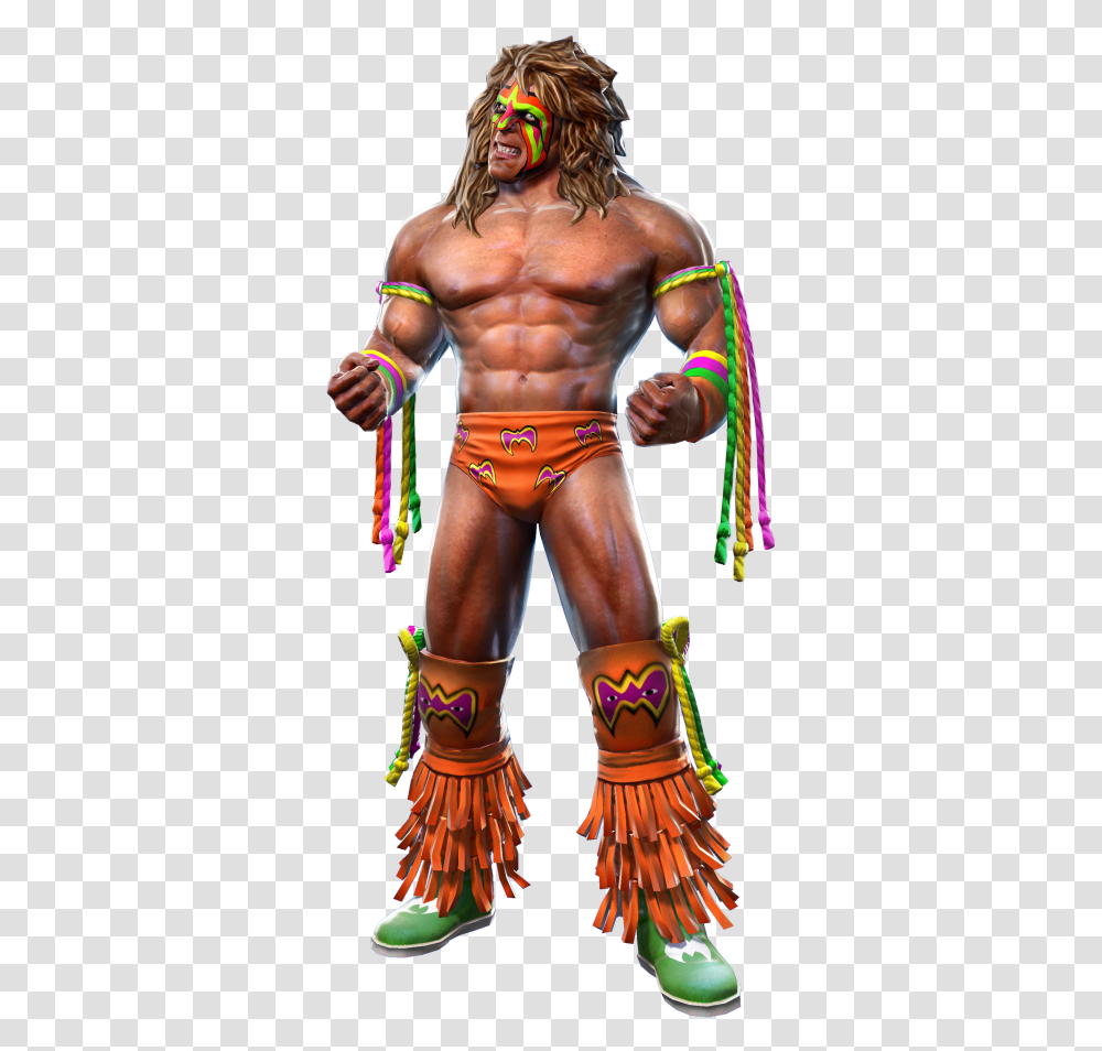 Wwe 2k19 Ultimate Warrior, Arm, Person, Face, Costume Transparent Png
