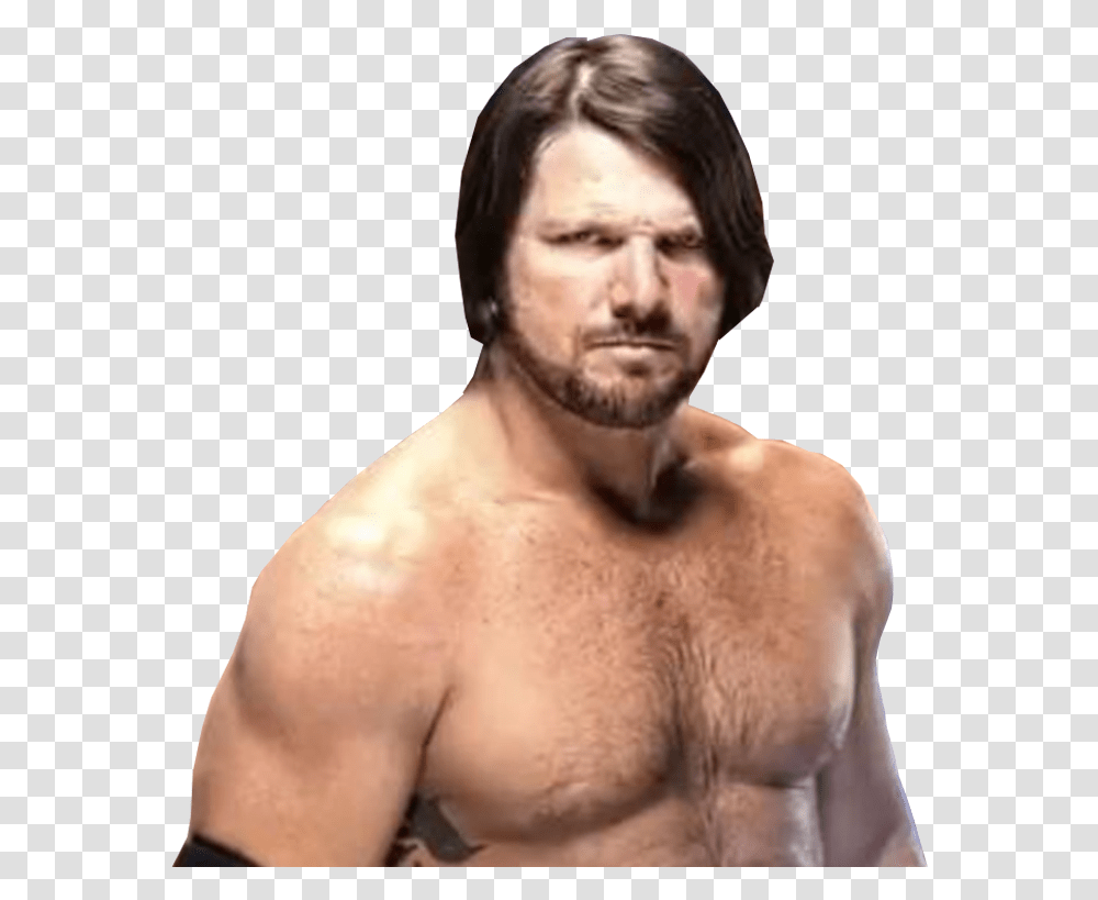 Wwe Aj Styles New Render, Face, Person, Human, Shoulder Transparent Png