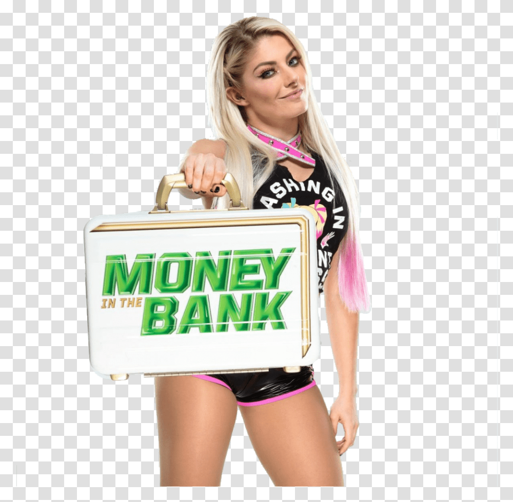 Wwe Alexa Bliss, Person, Bag, Female Transparent Png