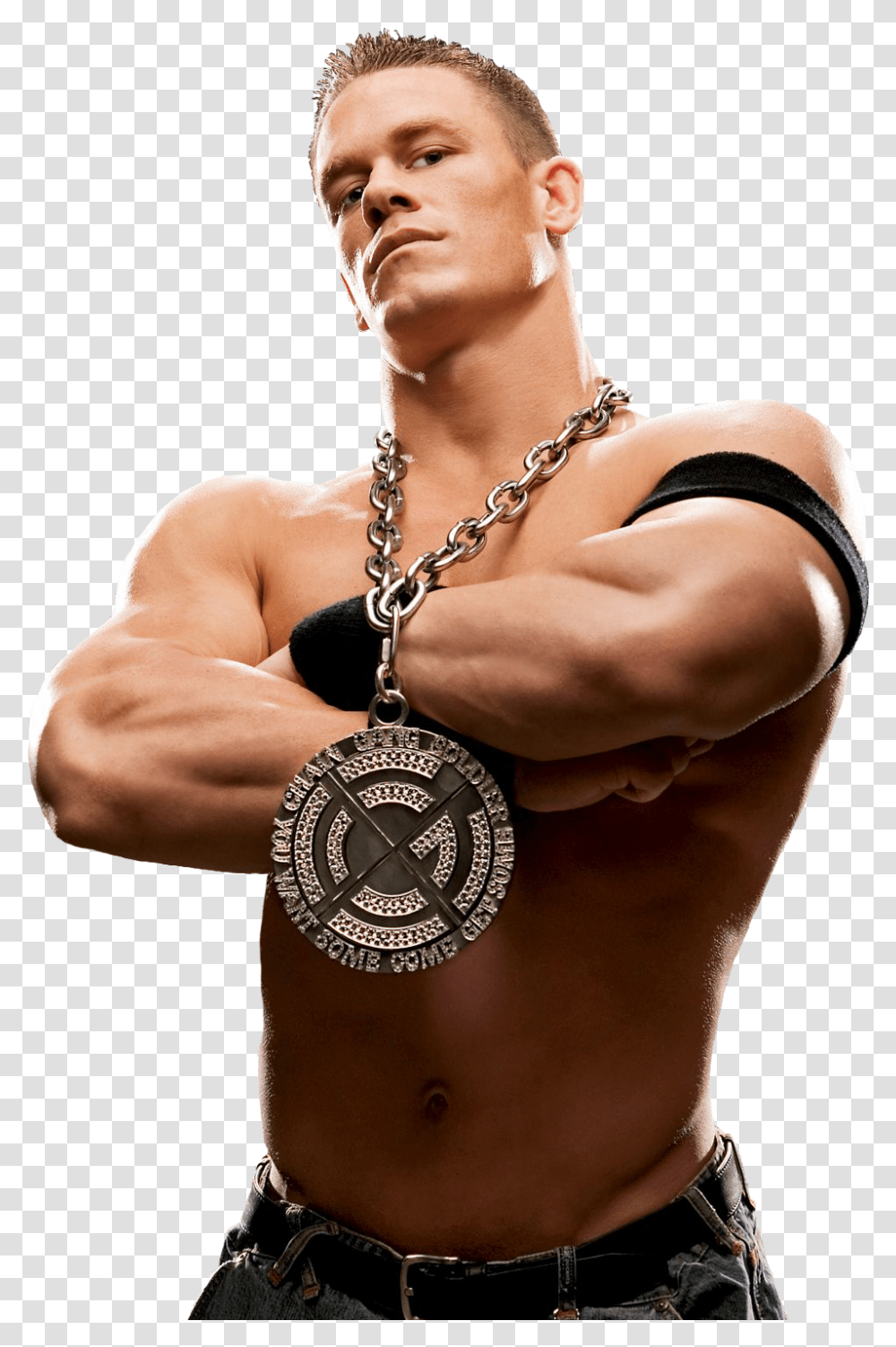 Wwe Autographed John Cena, Person, Human, Necklace, Jewelry Transparent Png