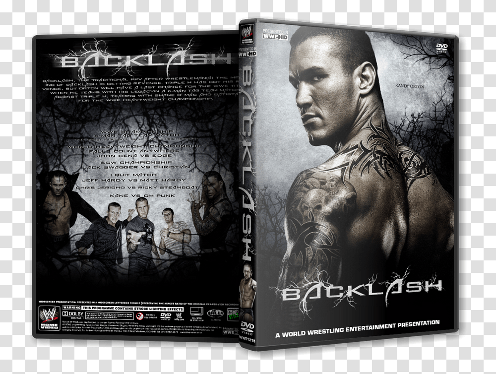 Wwe Backlash 2009 Dvd Cover, Skin, Person, Human, Poster Transparent Png