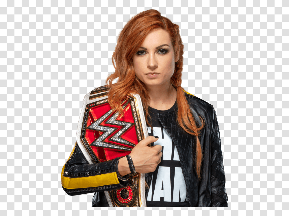 Wwe Becky Lynch Raw Women's Champion, Person, Coat, Costume Transparent Png