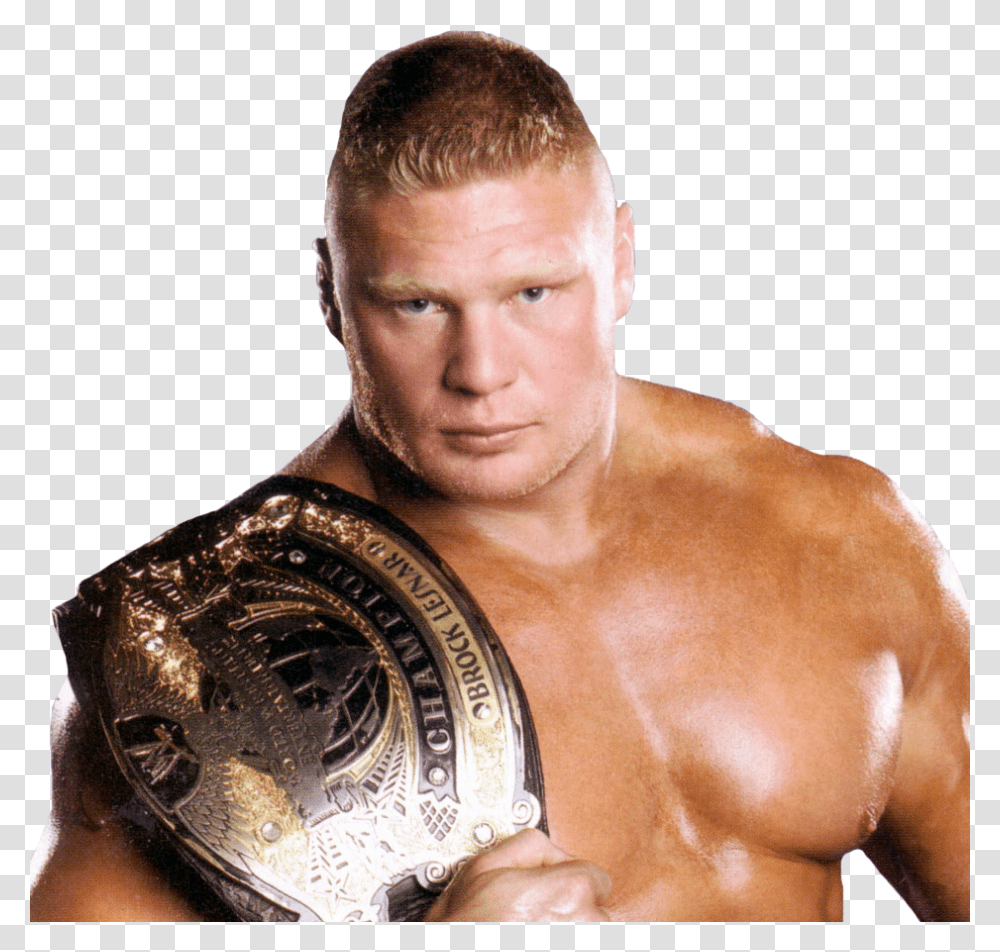 Wwe Brock Lesnar Brock Lesnar Wwe Belt, Person, Human, Sport, Sports Transparent Png