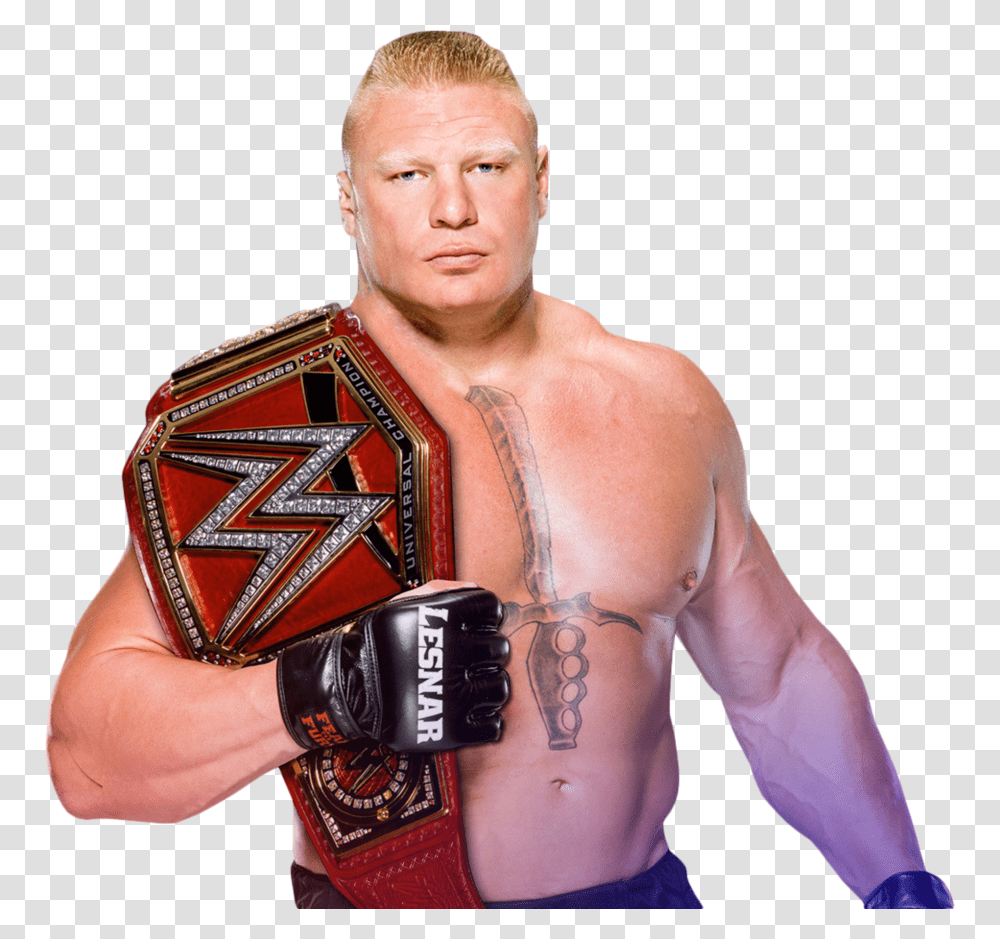 Wwe Brock Lesnar Wwe Universal Champion, Person, Skin, Boxing, Sport Transparent Png