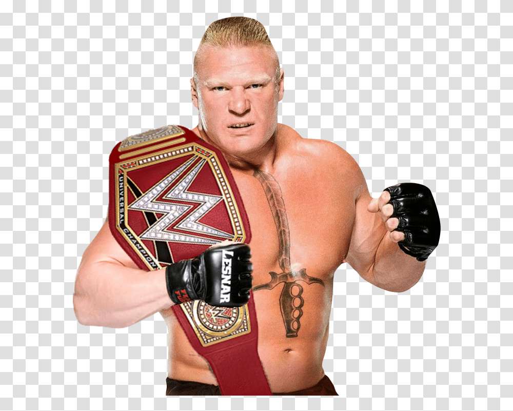 Wwe Brock Lesnar Wwe Universal Champion, Skin, Person, Human, Boxing Transparent Png