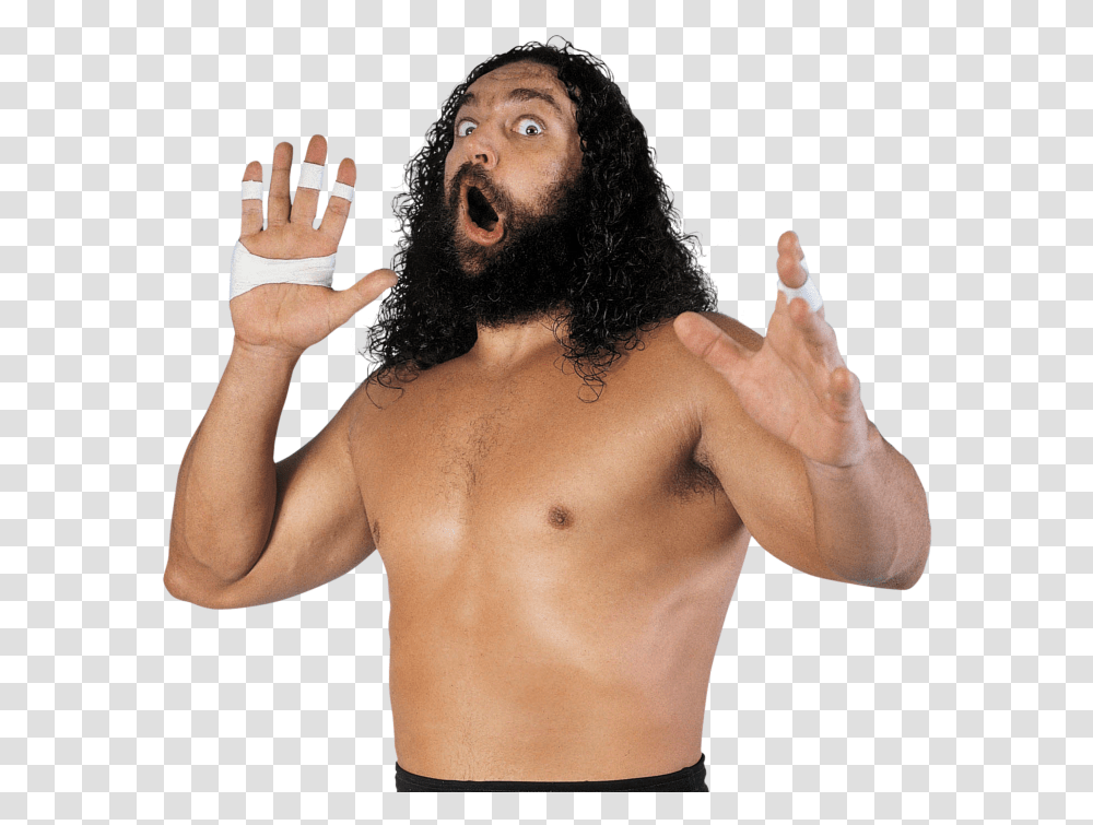Wwe Bruiser Brody, Person, Human, Face, Finger Transparent Png