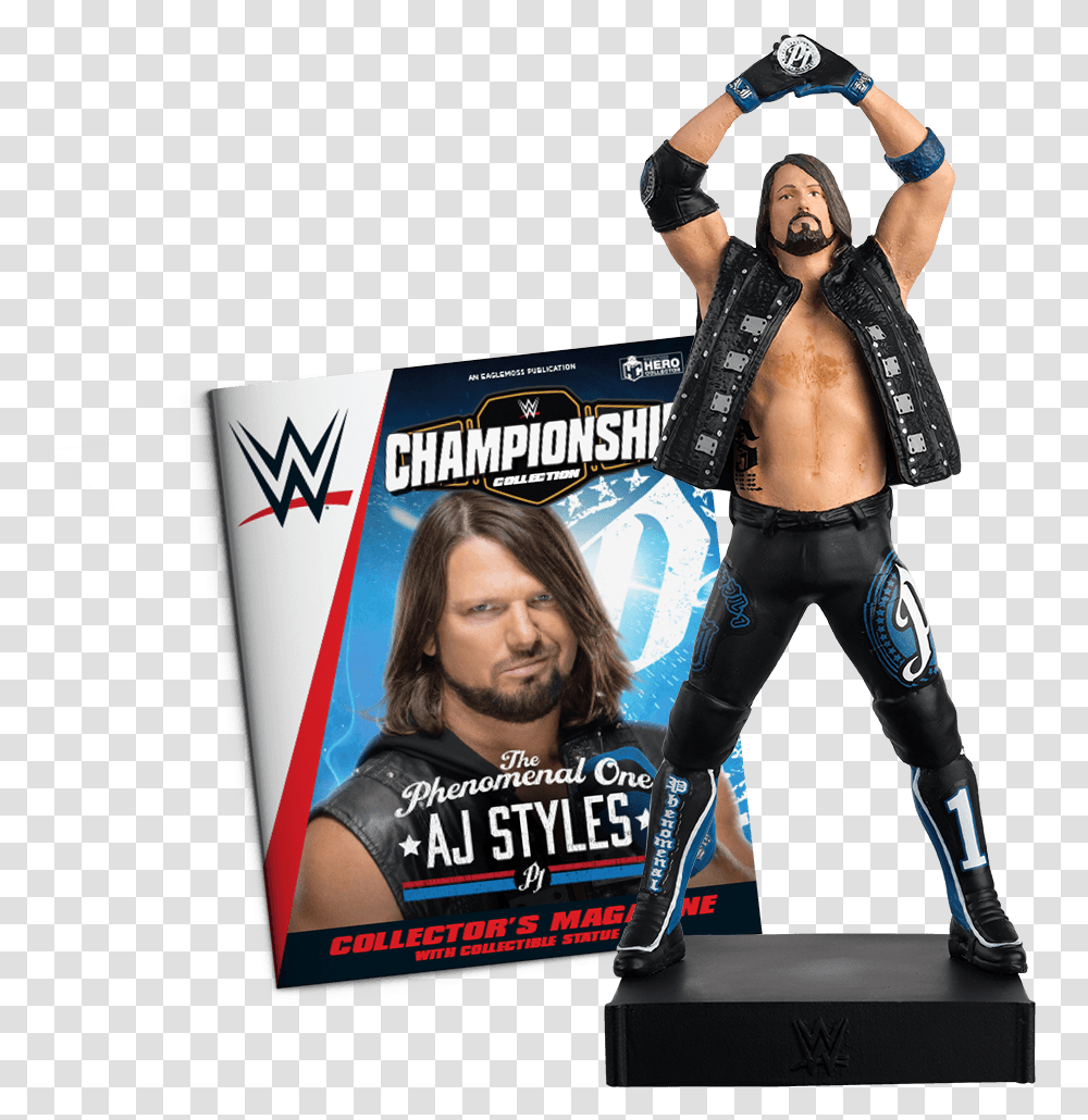 Wwe Championship Collection Figures, Person, Human, Advertisement, Poster Transparent Png
